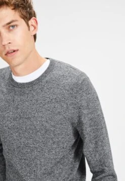 Jack & Jones Ebasic Crew Neck Noos - Maglione - Blue/Grey -Jack & Jones 00c9019a605747e99b1da3c698874156