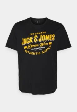 Jack & Jones Jjelogo Tee O NeckT-Shirt Con StampaBlack Uomo T-shirt E Polo JA222O3VC-Q11 -Jack & Jones 02e686ea57fa4711ab1b1013c1140410