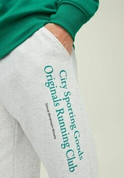 Jack & Jones Kane Brink GrafikPantaloni SportiviWhite Melange Uomo Pantaloni Sportivi E Joggers JA222E17J-A11 -Jack & Jones 0617ebd82afd47079da544e81cea8c93