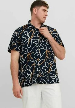 Jack & Jones Plus Size Kurzarm FreizeitCamiciaNight Sky Uomo Camicie JA222D2J4-K12