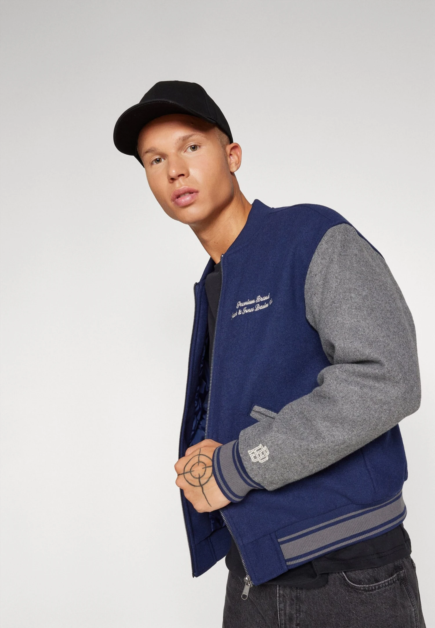 JACK&JONES Premium Jprcambridge Giubbotto BomberMaritime Blue Uomo Giacche JAM21000A-K11 6 JACK&JONES Premium Jprcambridge Giubbotto BomberMaritime Blue Uomo Giacche JAM21000A-K11 - immagine 4