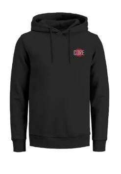Jack & Jones Warmer Print Basic Mit Kapuze JcostreetFelpa Con CappuccioSchwarz- Uomo Maglieria E Felpe JA222S2ZR-Q11