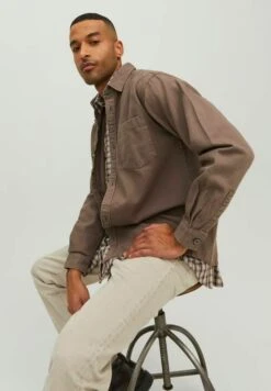 Jack & Jones OriginalGiacca LeggeraDark Brow Uomo Giacche JA222T1ND-O11 -Jack & Jones 0d519aaa543f4002a3f4e6c4d4ef850f
