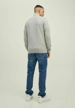 Jack & Jones Jemil CardiganLight Grey Melange Uomo Maglieria JA222Q14Z-C11 -Jack & Jones 0f0a4034e1b64f76bbff5a561cddd377