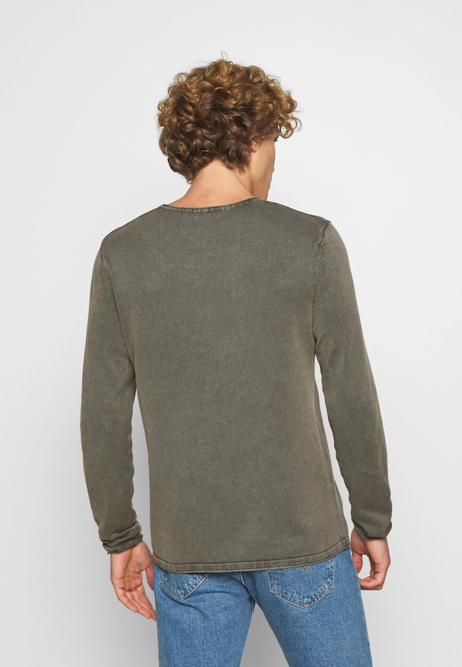 Jack & Jones Jjeleo Crew Neck NoosMaglioneDusty Olive Uomo Maglieria JA222Q0UK-N11 5 Jack & Jones Jjeleo Crew Neck NoosMaglioneDusty Olive Uomo Maglieria JA222Q0UK-N11 - immagine 3