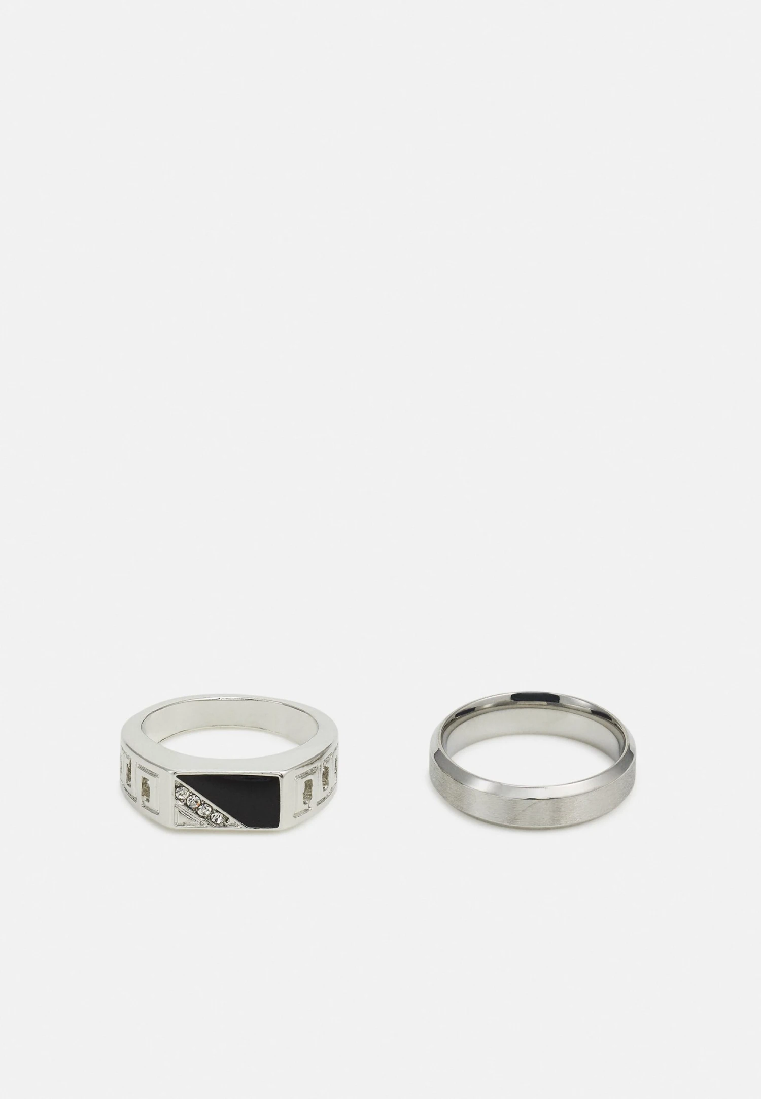 Jack & Jones Jaclancy Ring 2 Pack UnisexAnelloSilver-Coloured Uomo Gioielli JA254L01C-D11 3 Jack & Jones Jaclancy Ring 2 Pack UnisexAnelloSilver-Coloured Uomo Gioielli JA254L01C-D11