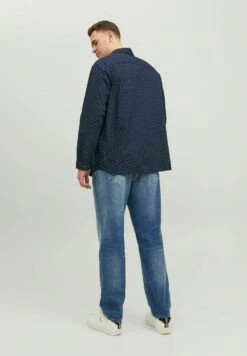 Jack & Jones Plus Size- Camicia - Navy Blazer -Jack & Jones 113f228a484444b38c549cfaf27372a0