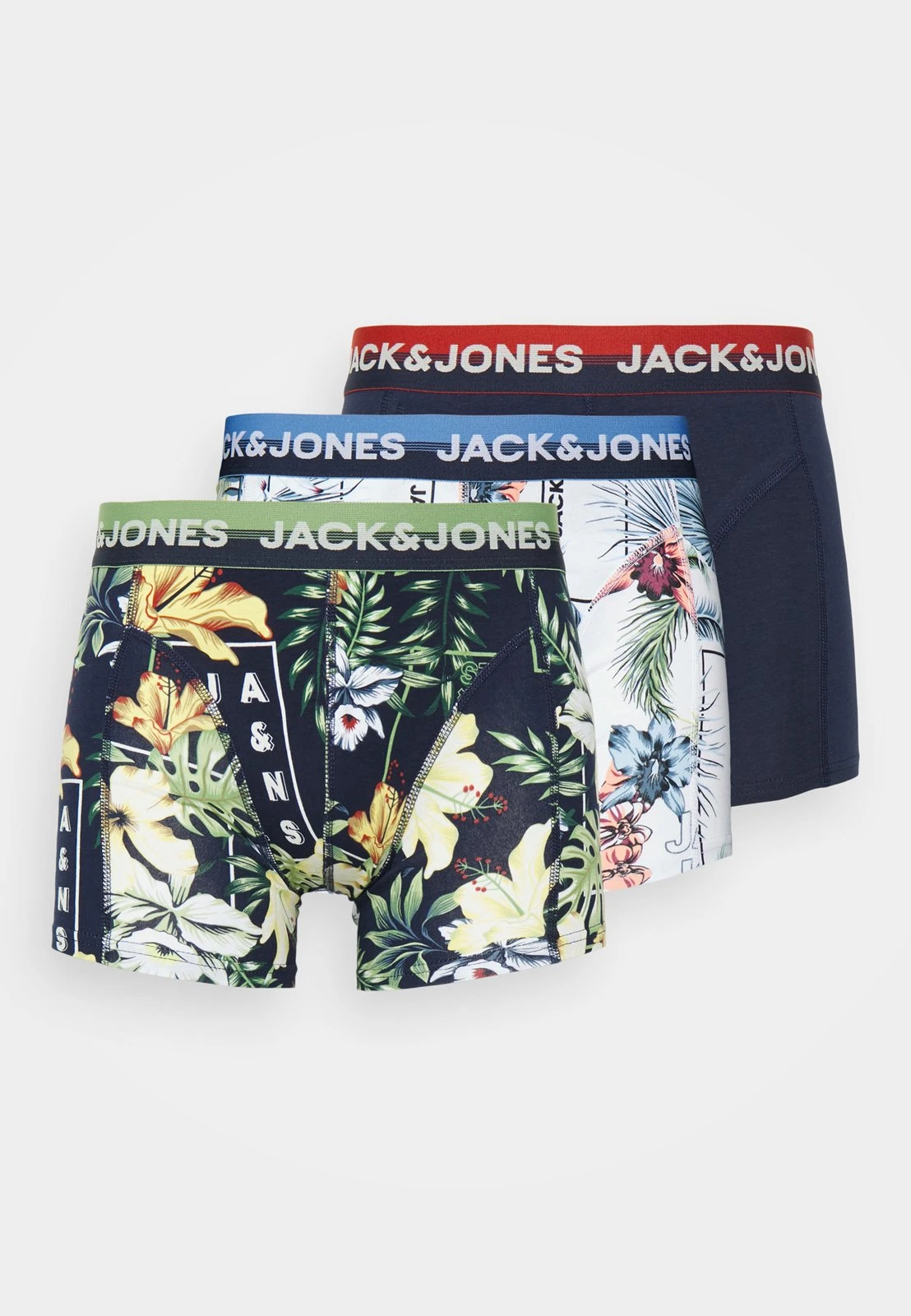 Jack & Jones Jacwyatt Trunks 3 PackBoxer Navy Blazer Uomo Intimo JA282O0HM-K11 3 Jack & Jones Jacwyatt Trunks 3 PackBoxer Navy Blazer Uomo Intimo JA282O0HM-K11