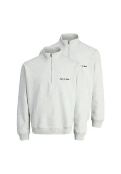 Jack & Jones 2ER PACK - Felpa - Beige Hellgrau -Jack & Jones 134db38a2a484ff881d1b12fc1f7100b