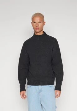 JACK&JONES Premium Jprblaandrei High NeckMaglioneBlack Sand Detail/Melange Uomo Maglieria JAM22Q075-C11