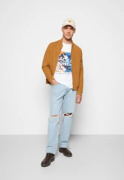 Jack & Jones Erush NoosGiubbotto BomberRubber Uomo Giacche JA222T0J4-O12 -Jack & Jones 1425a3dba2d948699a4eadf5e344caab