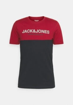 Jack & Jones Jeurban BlockingT-Shirt Con StampaRed Dahlia Uomo T-shirt E Polo JA222O3UT-G11