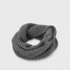 Jack & Jones Jacwaffle TubeScaldacolloLight Grey Melange Uomo Foulard E Sciarpe JA252G01E-C13