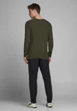 JACK&JONES Premium Jprblucarlos Crew NeckMaglioneOlive Night Uomo Maglieria JAM22Q03L-N11 -Jack & Jones 1742e2bc4f604d259bc4f887c5711c2f