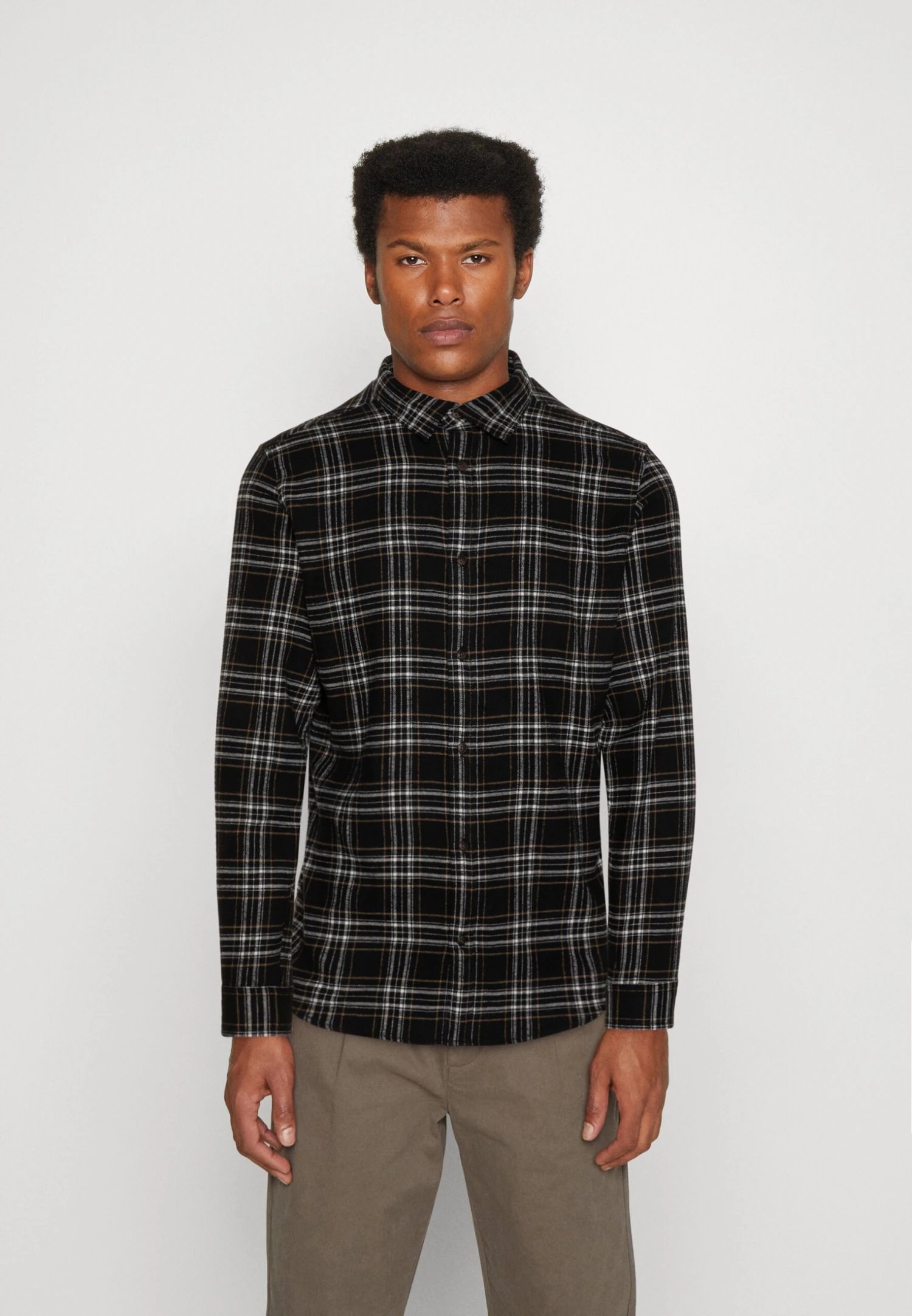 Jack & Jones Fall CheckLs - Camicia - Black 3 Jack & Jones Fall CheckLs - Camicia - Black