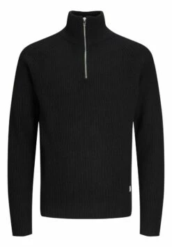 Jack & Jones Pannel Half ZipMaglioneBlack Uomo Maglieria JA222Q1DS-Q11 -Jack & Jones 1affa8b19d9a46349826fddce80ccb95