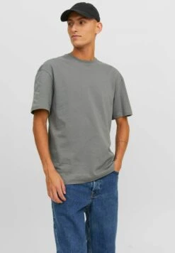 Jack & Jones Ss O Neck NoosT-Shirt BasicGrey Uomo T-shirt E Polo JA222O3U0-C12