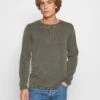 Jack & Jones Jjeleo Crew Neck NoosMaglioneDusty Olive Uomo Maglieria JA222Q0UK-N11