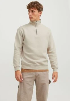 Jack & Jones Jjebradley Half ZipFelpaMoonbeam Uomo Maglieria E Felpe JA222S346-A11