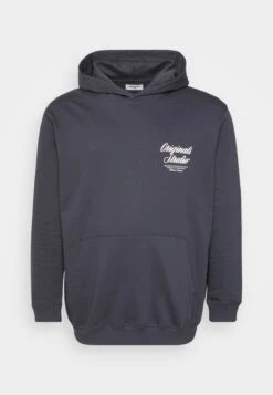 Jack & Jones JORNORREBRO TYPO BACK HOOD - Felpa - Asphalt -Jack & Jones 2a33f8dd63e645f1a6e7e5b1302e2cb0