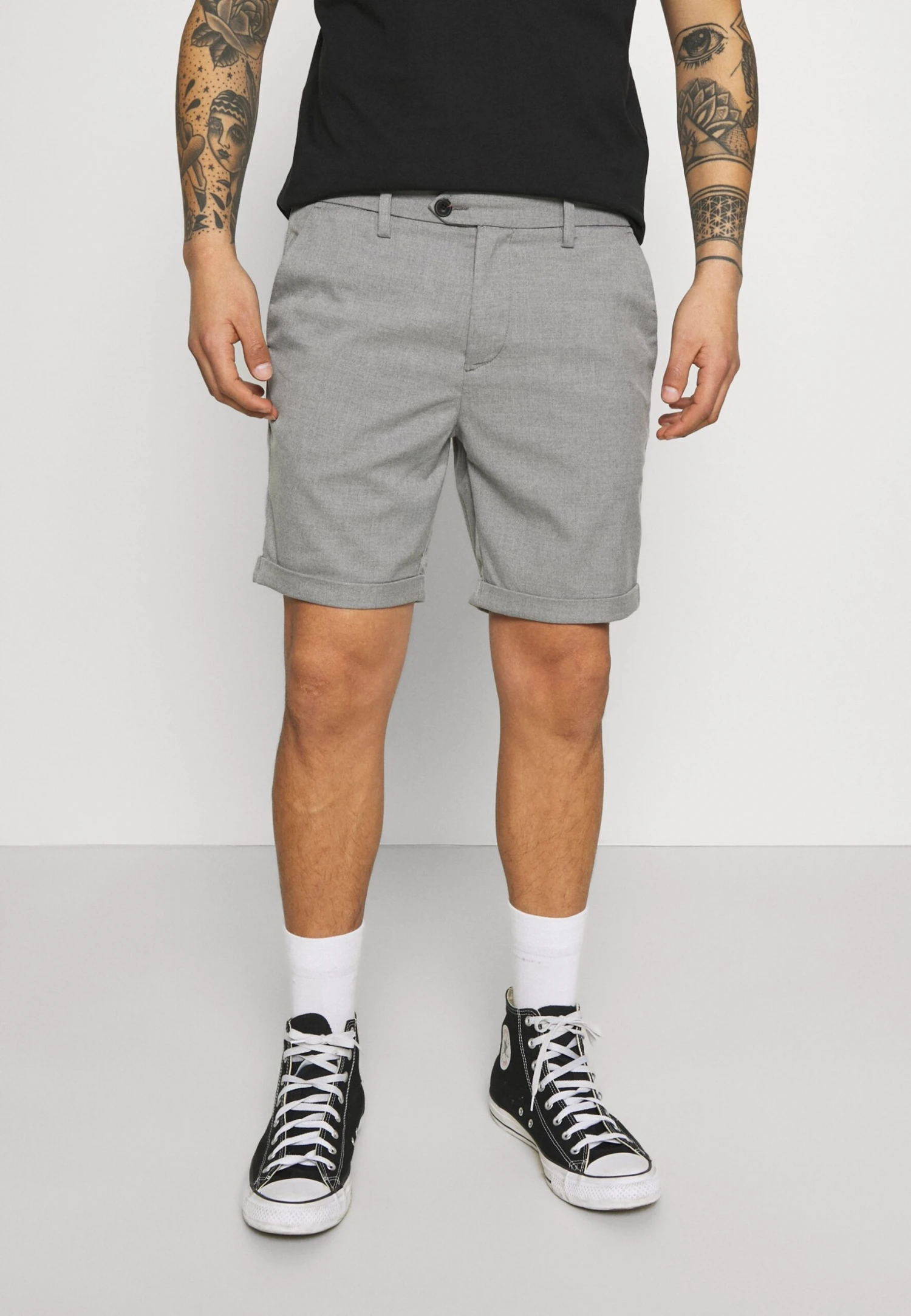 JACK&JONES Premium Stconnor Akm SnShortsGrey Melange Uomo Bermuda JAM22F009-C11 3 JACK&JONES Premium Stconnor Akm SnShortsGrey Melange Uomo Bermuda JAM22F009-C11