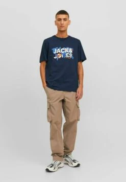 Jack & Jones 2 PackT-Shirt Con StampaHigh Rise Uomo T-shirt E Polo JA222O5KK-C11