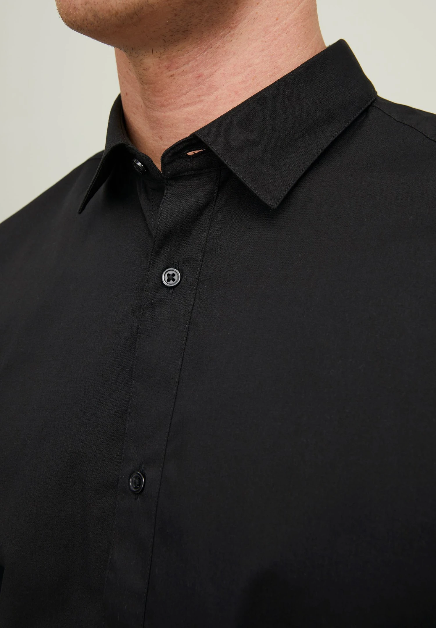 Jack & Jones Jjjoe Shirt PlainCamicia EleganteBlack Uomo Completi E Cravatte JA222D1ZF-Q12 6 Jack & Jones Jjjoe Shirt PlainCamicia EleganteBlack Uomo Completi E Cravatte JA222D1ZF-Q12 - immagine 4