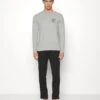 Jack & Jones Jacbasic Logo Tee And Lougepants SetPigiamaLight Grey Uomo Per La Notte JA282M027-C11