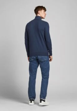 Jack & Jones Eemil Half Zip NoosMaglioneNavy Uomo Maglieria JA222Q0ZG-K11 -Jack & Jones 2d50acebc89a4a91aca7b221ae419168