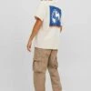 Jack & Jones Crew NeckT-Shirt Con StampaMoonbeam Uomo T-shirt E Polo JA222O5JP-A11