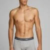 Jack & Jones 5 Pack - Boxer- Dark Grey Melange