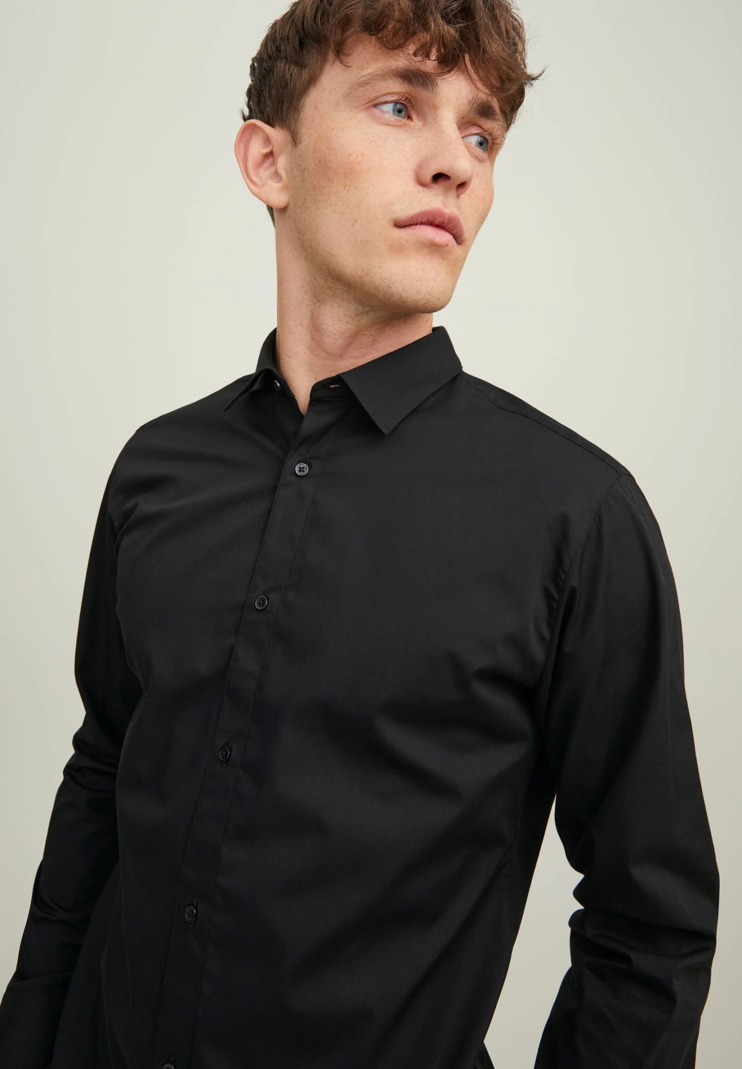 Jack & Jones Jjjoe Shirt PlainCamicia EleganteBlack Uomo Completi E Cravatte JA222D1ZF-Q12 7 Jack & Jones Jjjoe Shirt PlainCamicia EleganteBlack Uomo Completi E Cravatte JA222D1ZF-Q12 - immagine 5