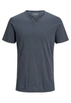 Jack & Jones Jjesplit NeckSs NoosT-Shirt BasicNavy Uomo T-shirt E Polo JA222O2VG-K11 -Jack & Jones 353299c7202a4645b7913ac4294574d5