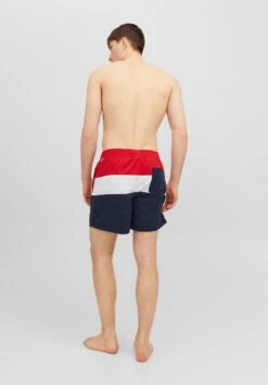 Jack & Jones Jpstfiji Jj Block SnShorts Da MareChinese Red Uomo Moda Mare JA282H05O-G11 -Jack & Jones 35c72433613448b288bbd53d1bf6e9e6