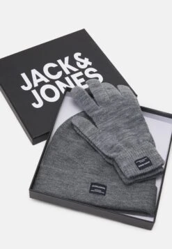 Jack & Jones Jacbeanie Glove Giftbox SetBerrettoGrey Melange Uomo Cappellie Berretti JA252O012-C11 -Jack & Jones 374796114f3a4fceb3f6f8dd4d8baf39