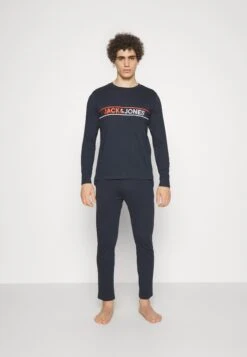 Jack & Jones Jacjaxon Tee And Pants SetPigiamaNavy Blazer Uomo Per La Notte JA282M02H-K11