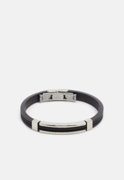 Jack & Jones Jacamaro UnisexBraccialeBlack Uomo Gioielli JA254L01F-Q11