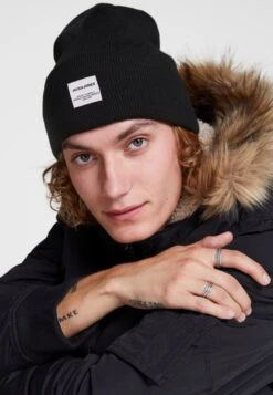 Jack & Jones JaclongBerrettoBlack Uomo Cappellie Berretti JA252O00A-Q11
