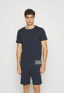 Jack & Jones Jaclogo Tee And Shorts SetPigiamaNavy Blazer Uomo Per La Notte JA282M02F-K11