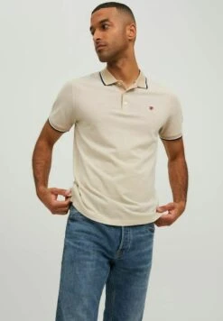 JACK&JONES Premium JprbluwinSs StsPoloWhite Pepper Uomo T-shirt E Polo JAM22P019-B13