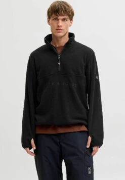 Jack & Jones SKI - FLEECEPULLOVER - LAUREL WREATH - Felpa In Pile - Black Beauty