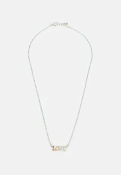 Jack & Jones Jaclove Necklace UnisexCollanaSilver-Colourede/Birch Uomo Gioielli JA254L01P-D11