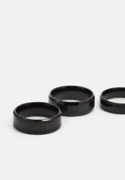 Jack & Jones Jacgrady Unisex 3 Pack- Anello - Black -Jack & Jones 3f031bd9d1414d8fa24db37f52afd20b