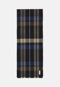 Jack & Jones Jacsolid Checks UnisexSciarpaBlack Uomo Foulard E Sciarpe JA252G02W-G11