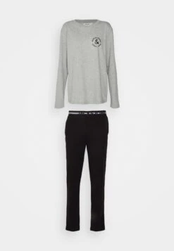 Jack & Jones Jacbasic Logo Tee And Lougepants SetPigiamaLight Grey Uomo Per La Notte JA282M027-C11 -Jack & Jones 409ac57b9cf14108afd918bc4d877c4e