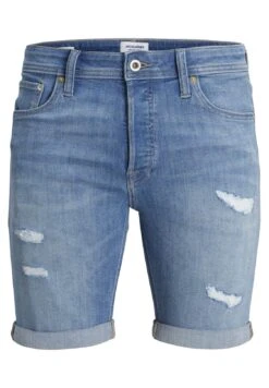 Jack & Jones Jjirick Jjoriginal Am 919 Piw - Shorts Di Jeans - Blue Denim