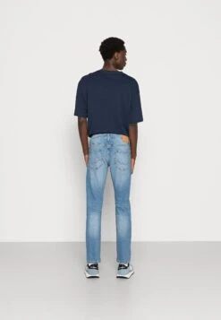 Jack & Jones Jjiglenn Jjoriginal Jeans Slim FitBlue Denim Uomo Jeans JA222G1LA-K11 -Jack & Jones 44e9bbe153314f3c9ab708affd544d20