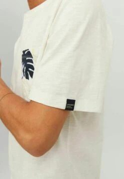 Jack & Jones Crew NeckT-Shirt Con StampaCloud Dancer Uomo T-shirt E Polo JA222O5GV-A11 -Jack & Jones 46398ef532ba4a6b8e245eebffe01116