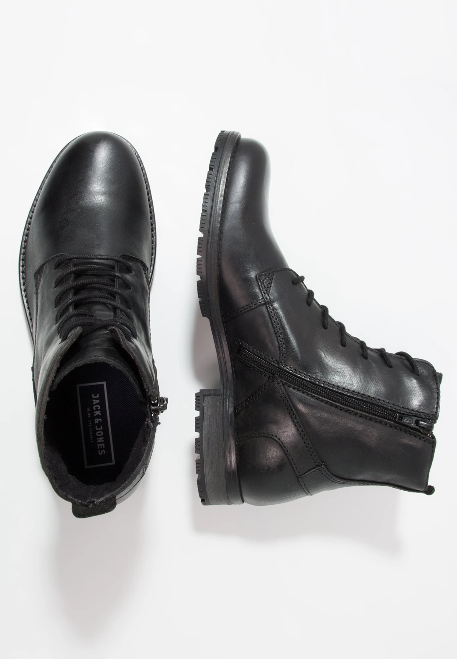 Jack & Jones Jfworca- Stivaletti Stringati - Black 4 Jack & Jones Jfworca- Stivaletti Stringati - Black - immagine 2