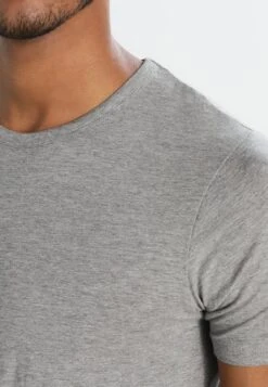 Jack & Jones NoosT-Shirt BasicLight Grey Melange Uomo T-shirt E Polo JA222D0E5-101 -Jack & Jones 49613ce5fa22462281cdcb58bfc1dab4